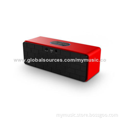 Handsfree Talking Bluetooth Speaker with High-quality and Competitive Price, 156*57*55mm/3W*2 Output